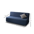 thumbnail image 2 of Sofá Cama Eco Clean M & E MUEBLES Azul Denim 3 Posiciones Individual, 2 of 4