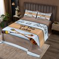 thumbnail image 2 of Erosebridal Rustic Lodge Coverlet Set Queen,Vintage Paddle Bedding Set,Lake House Decor,3pcs, 2 of 5