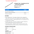 thumbnail image 2 of Oil Dipstick Tube - Compatible with 1968 - 1978 Lincoln Continental 1969 1970 1971 1972 1973 1974 1975 1976 1977, 2 of 2