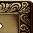 thumbnail image 3 of Franklin Brass Paisley Wall Plate, Tumbled Antique Brass Single Switch Cover Switch Cover, 1-Pack, 64049, 3 of 8