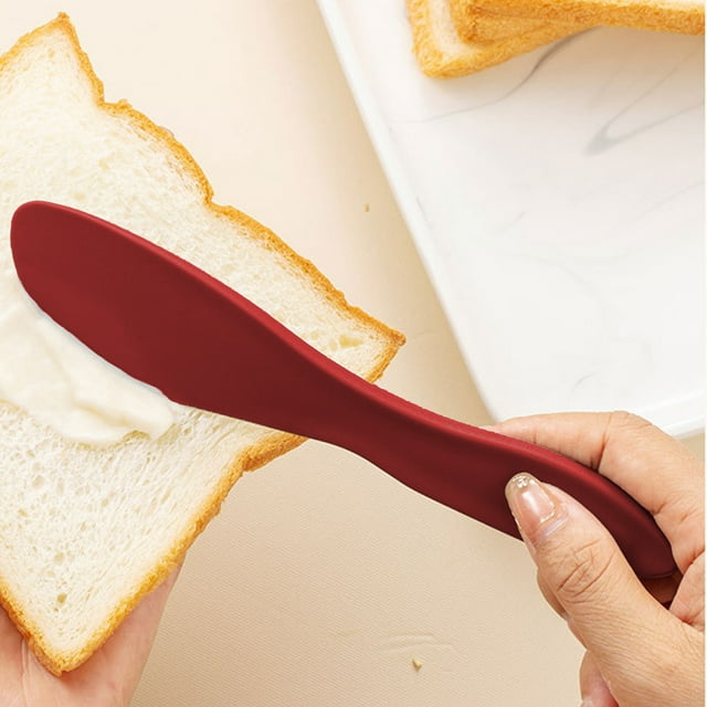 Oefntac Cake Scraper Multipurpose Plastic Cake Scraper Colorful Spatula Pudding Knife Dressin Baking Tool Spatula Small Spatula Suitable for Kitchen Restaurant Party and Kids