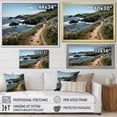 thumbnail image 4 of Designart "Path Along the Coast III" Landscapes Floater Framed Wall Art Print, 4 of 7