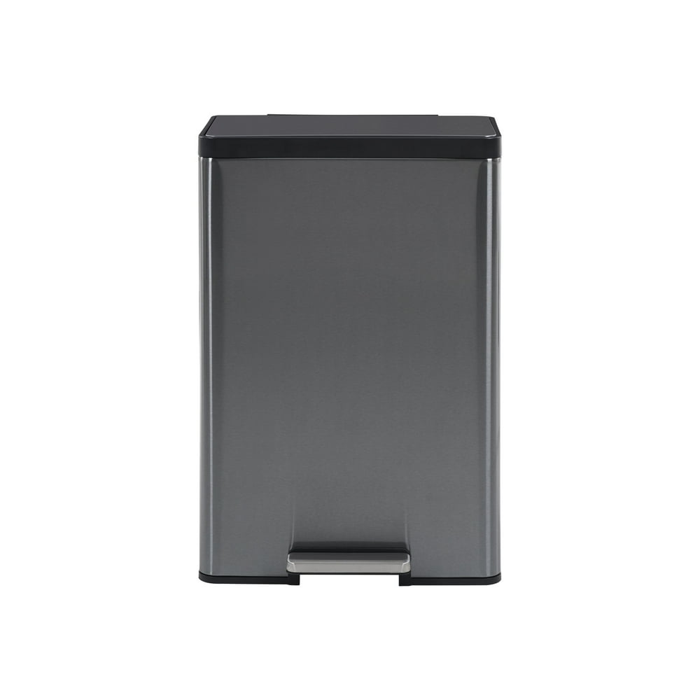 Rubbermaid StepOn Trash can flip lid 12 gal foot pedal