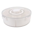 thumbnail image 2 of Contenedor Hermético De Caja Para Refrigerios, Caja Para Refrigerios Al Vacío De Color Crema, 6 Compartimentos Extraíbles, Resistente, Multiusos Para Entretenimiento En, 2 of 7