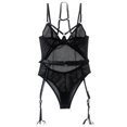 thumbnail image 2 of Gibobby Lencería mujer erótica Conjunto de Lencería Sexy para Mujer Sexy Conjunto de Bralette de Encaje Cruzado Conjunto de Brasier y Bragas(Negro, M), 2 of 5
