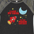 thumbnail image 4 of Inktastic I Love My Yaya to the Moon and Back Boys or Girls Toddler T-Shirt, 4 of 5