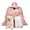 Pink, variant on HIPYLO Women Backpack Dj Backpack That Fits Under Airplane Seat Rucksack Backpack with Weights Women Bag Mens Bags Mochilas De Viaje Nursing Bag, Black One Size