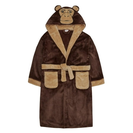 

Childrens Novelty Monkey Plush Fleece Dressing Gown