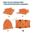 thumbnail image 4 of Garvee 4-6 Person Insulated Ice Fishing Tent Pop Up Portable 68 Sq Ft with PVC Windows, 4 of 4