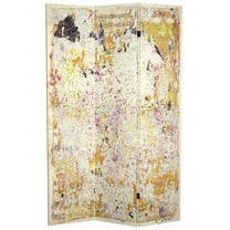 Oriental Furniture 6 ft. Tall Bebop Canvas Room Divider - 3 Panel