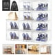thumbnail image 1 of Zapatera Organizador 34x27x19cm - 6 Organizadores de Zapatos Apilable con Puerta Magnética, Cajas para Zapatos Transparentes + 6 Bolsas Portátiles, A Prueba de Polvo y Humedad, 1 of 6