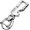 Silver, variant on Heavy Duty Keychain Opener with 2 Keyrings Car Keychains, Multifunctional Toolbox for Men and Women Car Keychains,Silver
