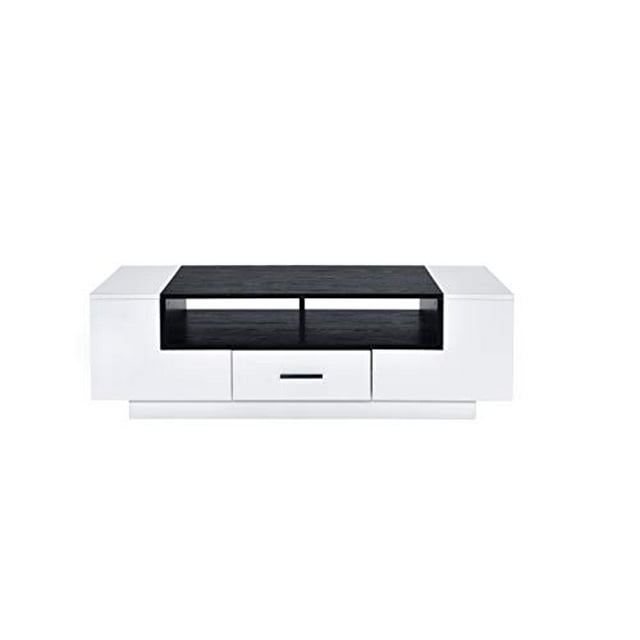 Acme Furniture Table Basse Armour, Blanc & Noir