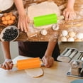 thumbnail image 7 of 4 Pack Mini Rolling Pin for Kids,9 Inch Wooden Handle Rolling Pin Non-Stick Silicone Rolling Pins for Children Cake Baking, 7 of 7