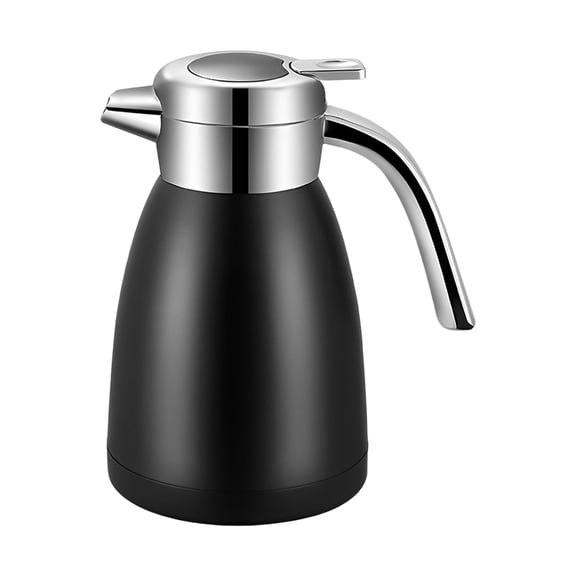 SOGA 1.8L Stainless Steel Insulated Vacuum Flask Black