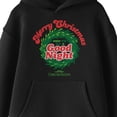 thumbnail image 6 of National Lampoon's Christmas Vacation Merry Christmas and To All a Good Night Youth Black Graphic Hoodie-Medium, 6 of 7