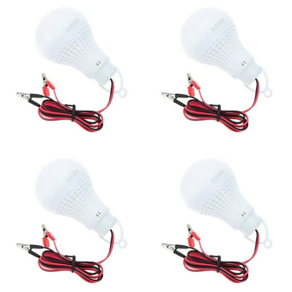 4X DC 12V 7W LED Bulb General Light Bulb Type Home / Camp / Hiking / Emergency / Outdoor