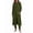 Army-Green, variant on Weekease 3 Piece Sets for Women Crew Neck Tank Pockets Drawstring Pant Long Sleeve Cardigan Fall Pajamas Comfy Loungewear