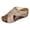 Khaki, variant on Linfrsh Women'S Sandals Flip Flops for Women with Arch Support Yoga Mat Comfortable Summer Beach Walking Thong Cushion Sandals Slip On Indoor Outdoor(Khaki,Size7)