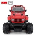 thumbnail image 2 of Radio Control Rastar RC JEEP Wrangler Rubicon diseño de pie grande Rojo  Escala 1:24 + de 6 Años, 2 of 4