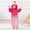 Hot Pink, variant on fnnxnal Kids Girl Brown Pancake Costume Hooded Flannel Jumpsuit for Hall-oween,Size 0-6 Months