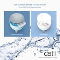 thumbnail image 2 of Bebedero con filtro de agua Catit PIXI Cat paquete de 3 unidades color blanco, 2 of 5