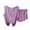 Purple, variant on Admvng Womens Pajamas Fashion Plus Size V-neck Ruffled Shorts Home Service Pajama Suit M-2XL