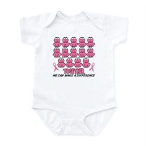 CafePress - Pink Frogs 1 Infant Bodysuit - Baby Light Bodysuit, Size Newborn - 24 Months