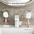 thumbnail image 6 of Nkmbld Soap Dish for Bathroom Water Draining Soap Case Drainer Soap Save Storage Box Rotatable Bar Soap Holder Dish, Green, 6 of 7