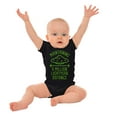 thumbnail image 3 of Funny Antisocial Social Distance UFO Romper Boys or Girls Infant Baby Brisco Brands 12M, 3 of 7