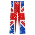 thumbnail image 4 of British Flag With Patterned Quilt Design Winter Female Pants Flannel High Waist Women Pants Lady Warm Straight Leg Plush Trousers, 4 of 7