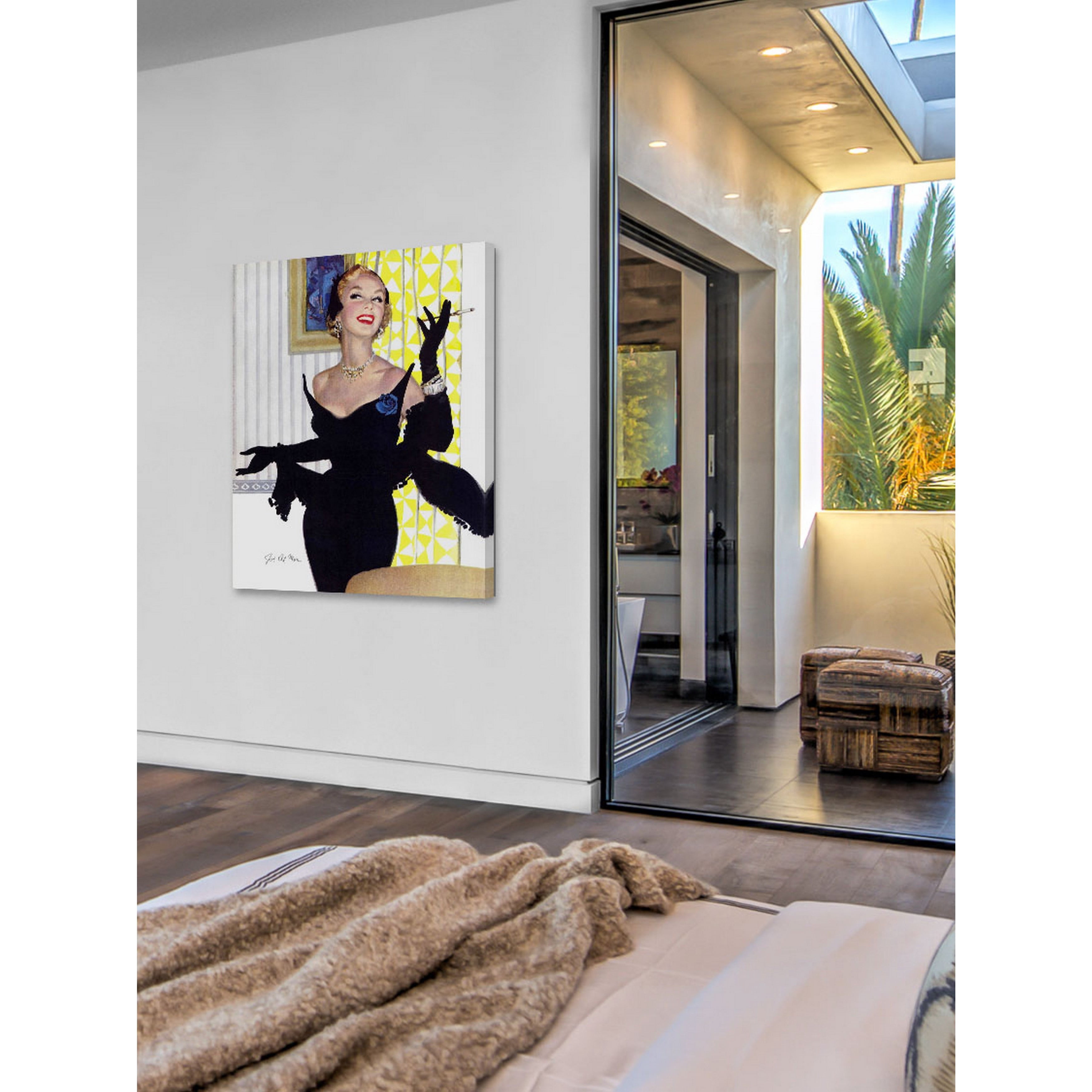 Marmont Hill "Clever Women Are Dangerous Too" by Joe de Mers Painting Print on Canvas