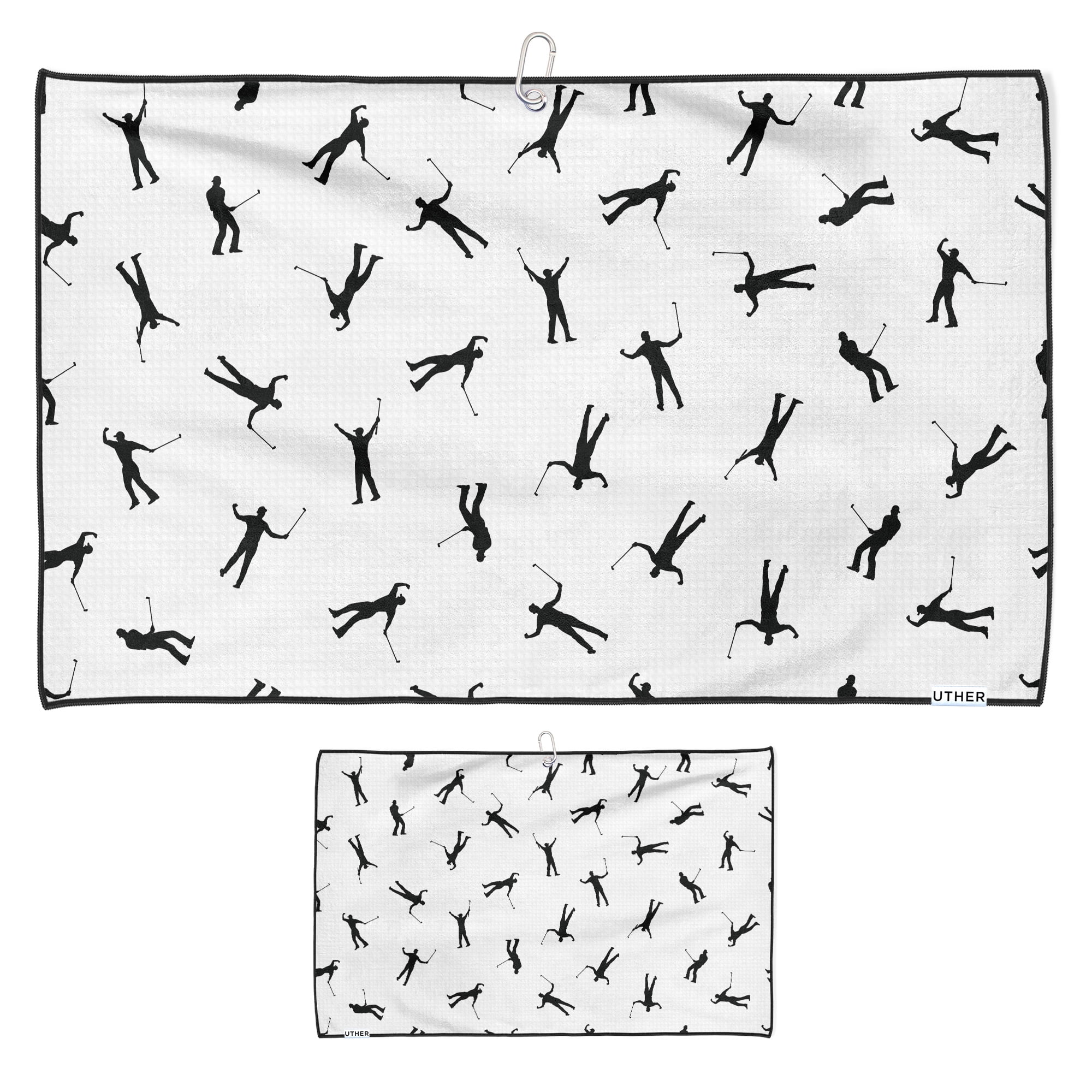 Uther Cart Golf Towel in Multi Fashion Prints, Golf Towels for Golf