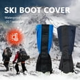thumbnail image 6 of Adjustable Leg Gaiters, Waterproof Hiking Gaiters, Boot Gaiters Snow, 6 of 9