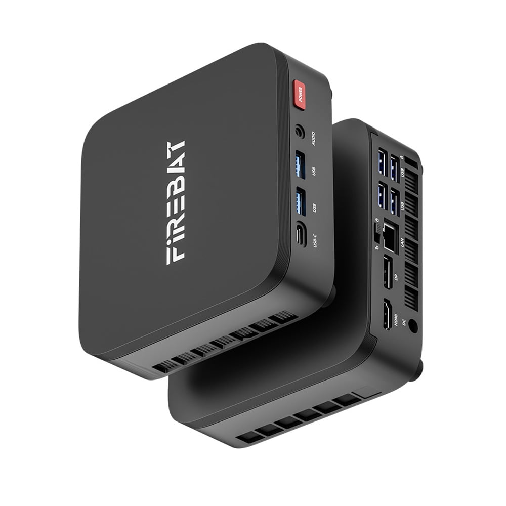 FIREBAT R3 Mini PC, AMD Ryzen3 4300U, 8GB, 256GB SSD, Black
