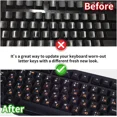 thumbnail image 5 of 2Pcs Russian Keyboard Stickers, Russian-English Keyboard Letters Replacement Sti, 5 of 6