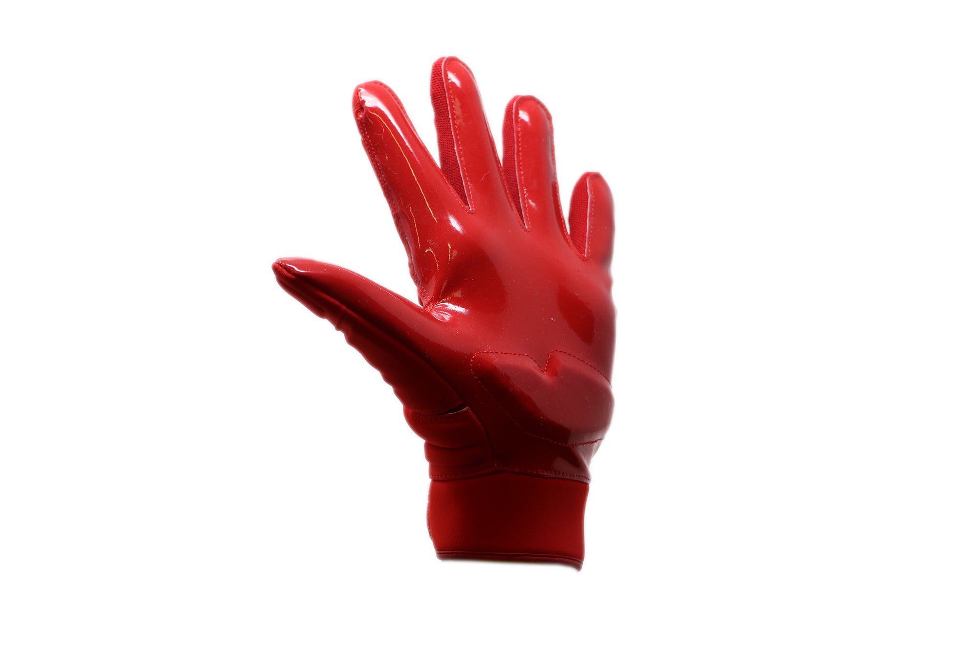 OL DL FLG-03 Red Professional Linemen Football Gloves 