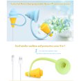 thumbnail image 4 of Mistaha Multifunction Ice Cream Silicone Data USB Charging Cable Protector Cables Sleeve Winder With Suction, 4 of 8