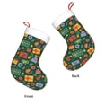 thumbnail image 3 of Salouo Christmas Gift Print Christmas Stockings,Large Xmas Stocking Set of 1 Holiday and Farmhouse Stocking for Christmas Holiday Party Decoration(17.7*11 Inch), 3 of 7