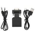 thumbnail image 4 of Adaptador VGA a HDMI con Audio 1080P, Convertidor de Video HDMI Hembra VGA Macho para Computadora Po, 4 of 9