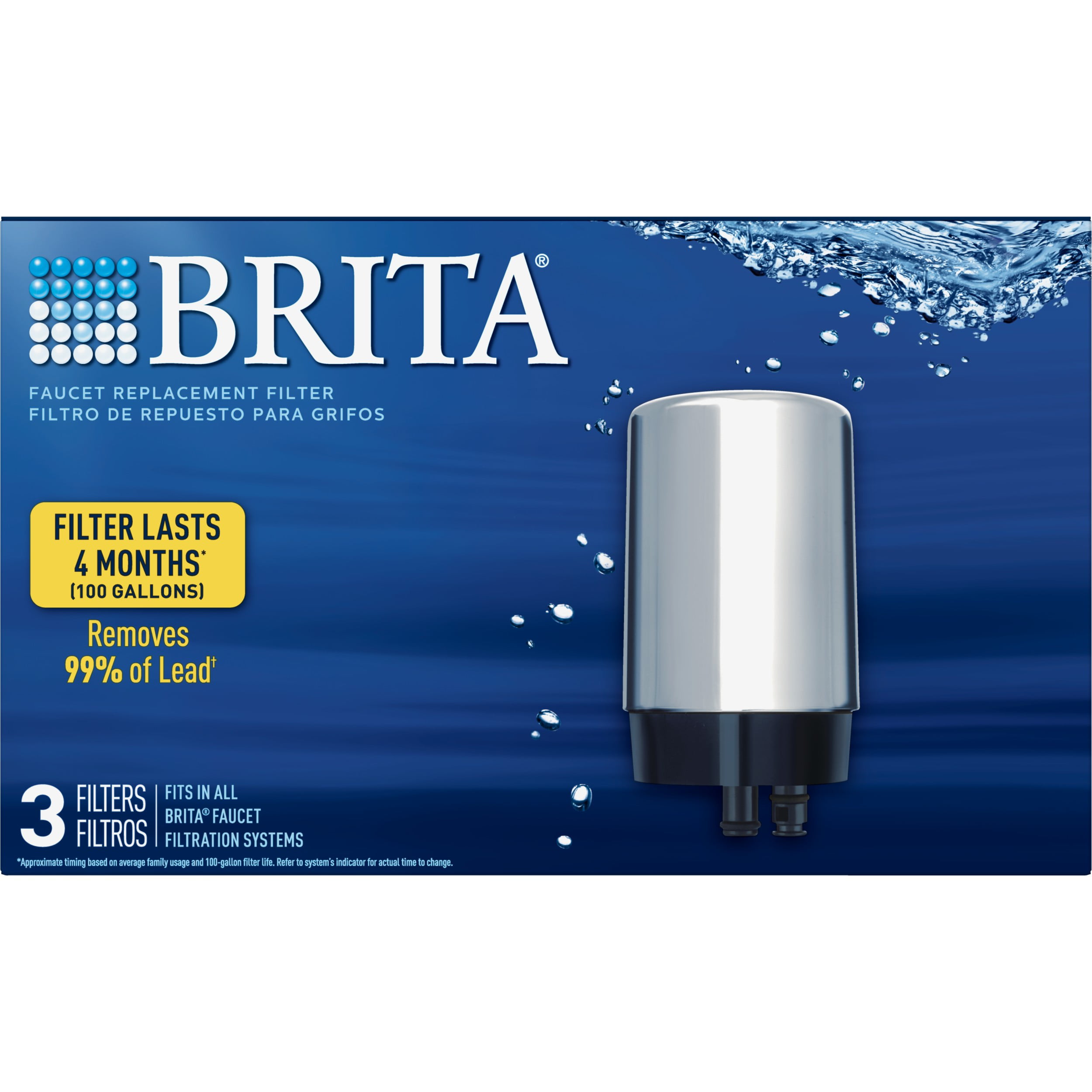 BRITA  REPLACEMENT FILTER CHROME MODEL OPFF-100,SAFF-100,FF-100.FREE SHIPPING!! 