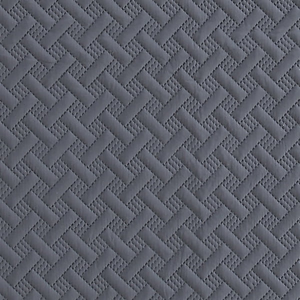 Mainstays Ultra Soft Solid Basketweave Grey Full/Queen Quilt