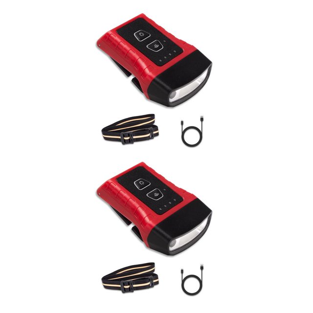 Faro Soidarity Mini COB Cap luces inductivo linterna giratoria Recargable Rojo 2piezas CBP165347