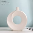 thumbnail image 1 of PENGXIANG Creative Skeleton Ceramic Vase Irregular Hollow Flower Vases for Table Centerpiece Decor, 1 of 3
