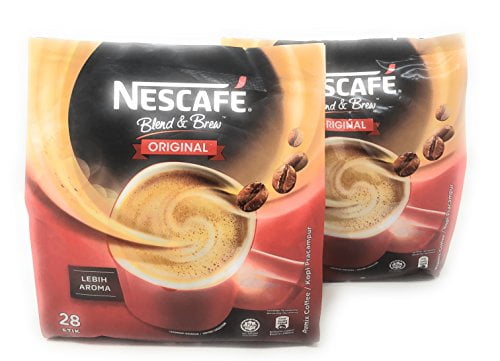 NineChef Bundle - Nescafe 3 In 1 Instant Coffee, 2 Pack + 1 NineChef Brand Long Handle Spoon