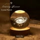 thumbnail image 2 of Lámpara de noche con forma de bola de cristal luminosa creativa para dormitorio, lámpara de decoración de habitación, lámpara de ambiente con forma de luna y galaxia, 2 of 4