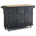 thumbnail image 1 of Pemberly Row Chariot de Cuisine Moderne / Contemporain en Bois Noir, 1 of 44