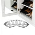 thumbnail image 4 of unbranded Para Zapatero Con Bisagras De Marco Abatible En Acero Inoxidable Color Plata Resistente, 4 of 8