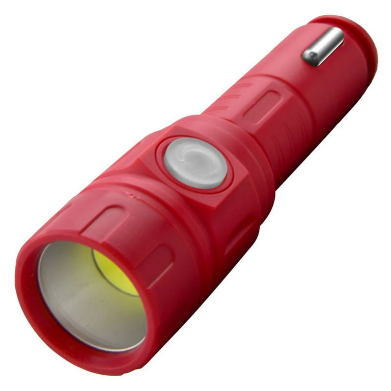 Shawshank 702900 LED Rechargeable Flashlight, Blue/Red - Walmart.com