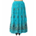thumbnail image 3 of Womens Bollywood Indian Long Skirt Sequins Ankle Length Rayon India, 3 of 4